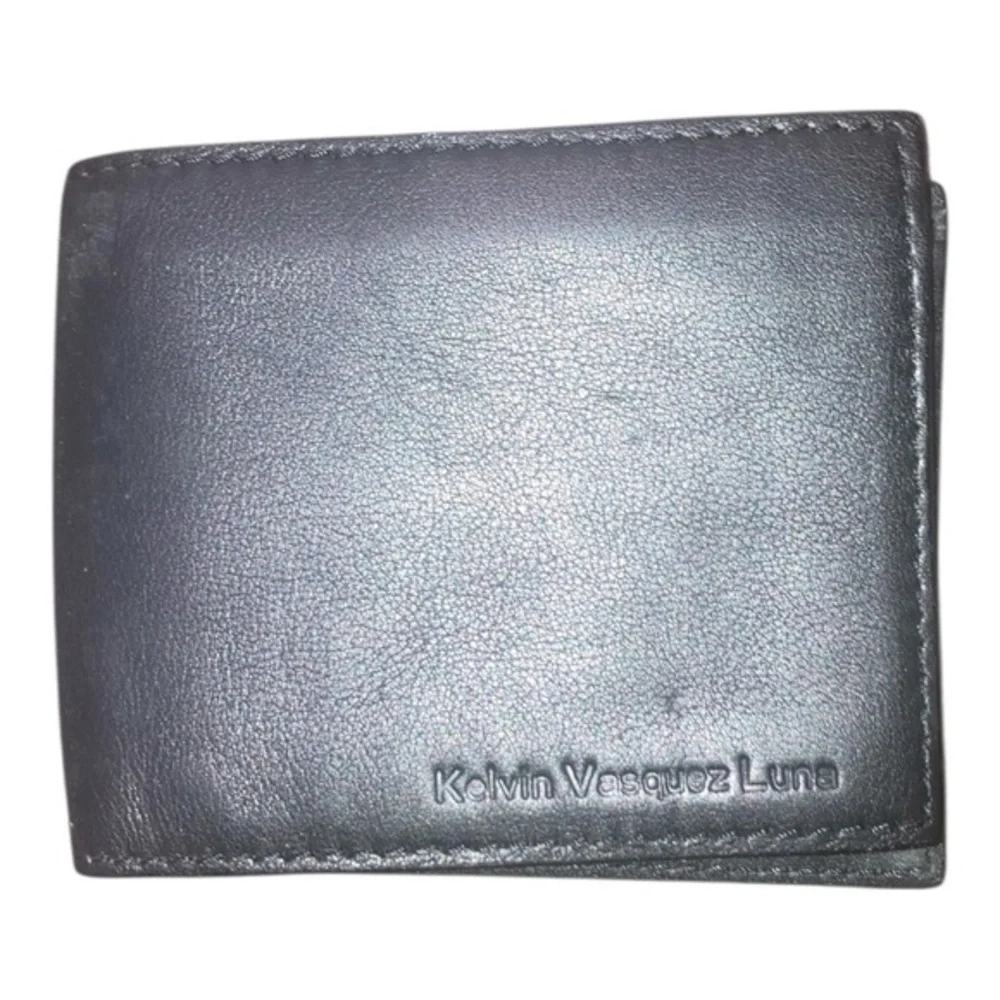 Black Leather wallet Card Holder